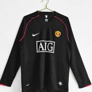 07-08 Manchester United Away Retro Long Sleeve