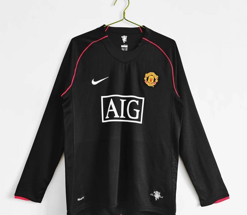 07-08 Manchester United Away Retro Long Sleeve