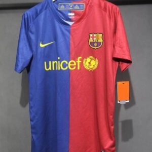 08-09 Barcelona Home Retro Player Version