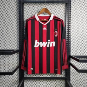 09-10 AC Milan Home Retro Long Sleeve 
