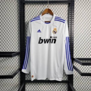 10-11 Real Madrid Home Long Sleeve Retro