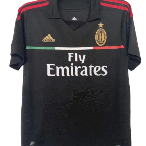 11-12 AC Milan Third Black Retro Fan Version 