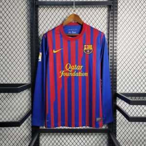 11-12 Barcelona Home Retro Long Sleeve