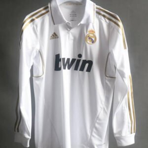 11-12 Real Madrid Home Long Sleeve Retro Player Version