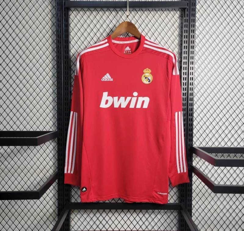 11-12 Real Madrid Red Retro Long Sleeve