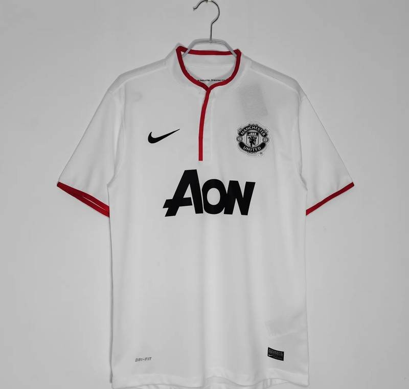 12-13 Manchester United Away White Retro