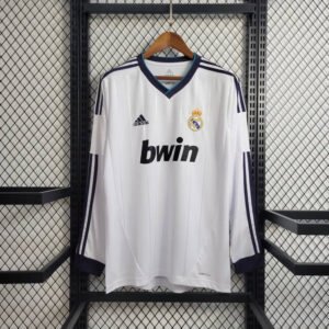 12-13 Real Madrid Home Retro Long Sleeve