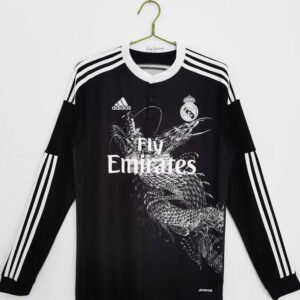 14-15 Real Madrid Third Black Long Sleeve Retro