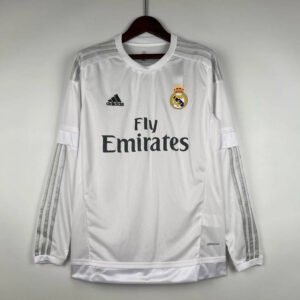 15-16 Real Madrid Home Long Sleeve Retro