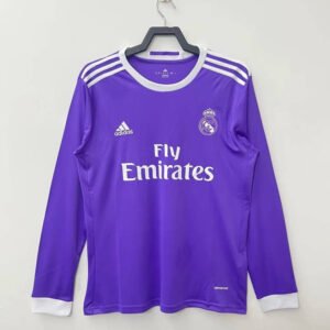 16-17 Real Madrid Away Retro Long Sleeve 