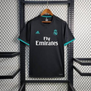 17-18 Real Madrid Away Black Retro 
