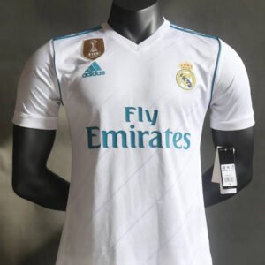 17-18 Real Madrid Home Retro Player Version