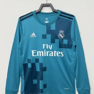 17-18 Real Madrid Third Long Sleeve Retro 