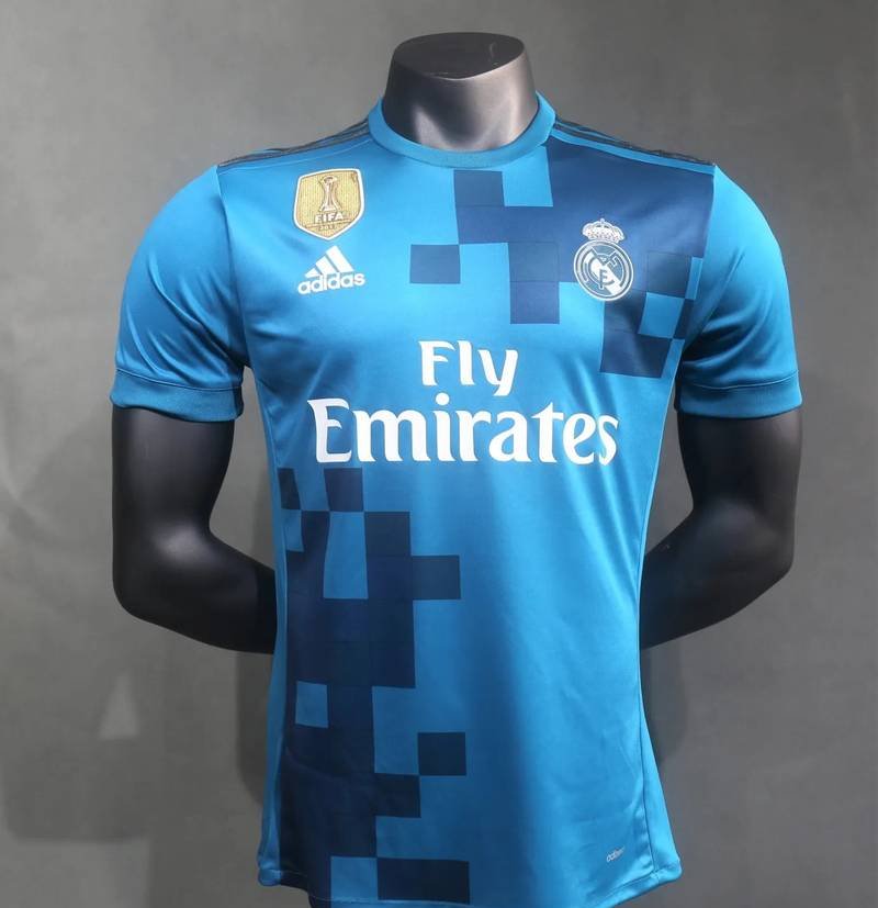 17-18 Real Madrid Third Retro Player Version