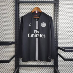 18-19 PSG Black Retro Long Sleeve 