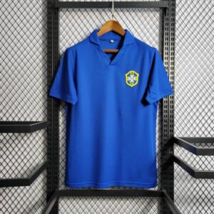 1957-1962 Brazil Away Blue Retro