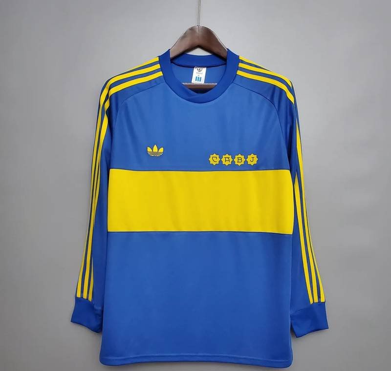 1981 Boca Juniors Home Long Sleeve Retro
