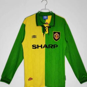 1992-1993 Manchester United Away Long Sleeve Retro 