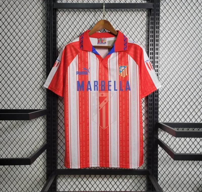 1995-96 Atletico Madrid Home Retro