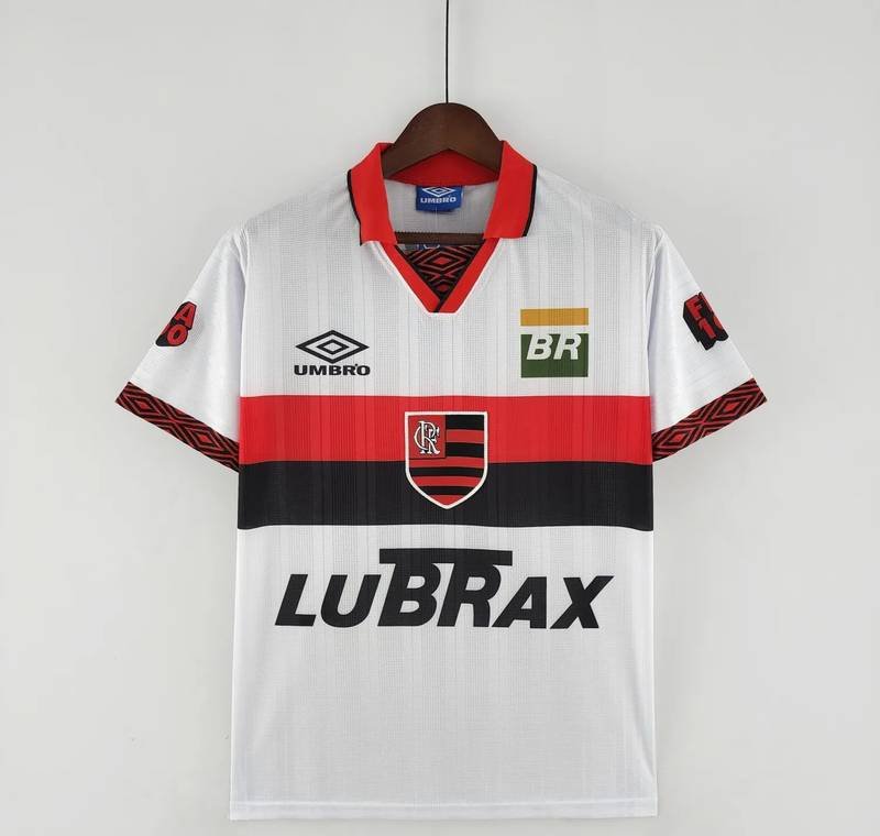 1995 Flamengo Away White Retro