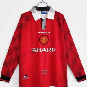 1996-97 Manchester United Home Long Sleeve Retro 