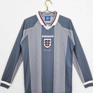 1996 England Away Retro Long Sleeve