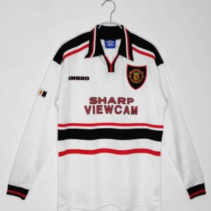1998-99 Manchester United Away Long Sleeve Retro