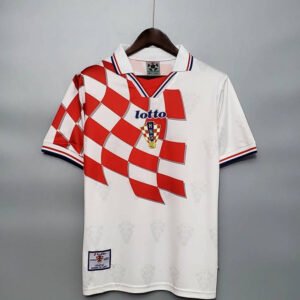 1998 Croatia Home White Retro