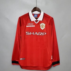 1999-2000 Manchester United Home Long Sleeve Retro 