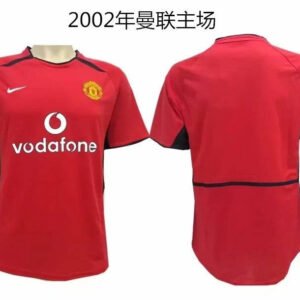 2002-2003 Manchester United Home Red Retro 