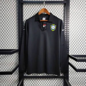 2004 Brazil Black Long Sleeve Retro