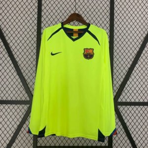 2005-06 Barcelona Away Long Sleeve Retro 