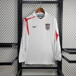 2005 England Home Long Sleeve Retro