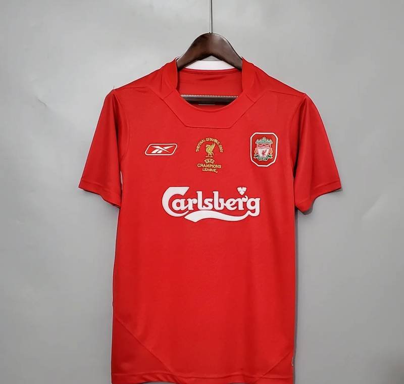 2005 Liverpool Home Champions League Retro