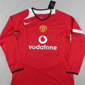2005 Manchester United Red Retro Long 