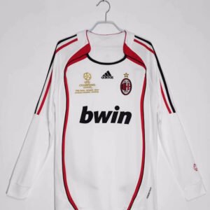 2006-07 AC Milan Away Long Sleeve Retro 