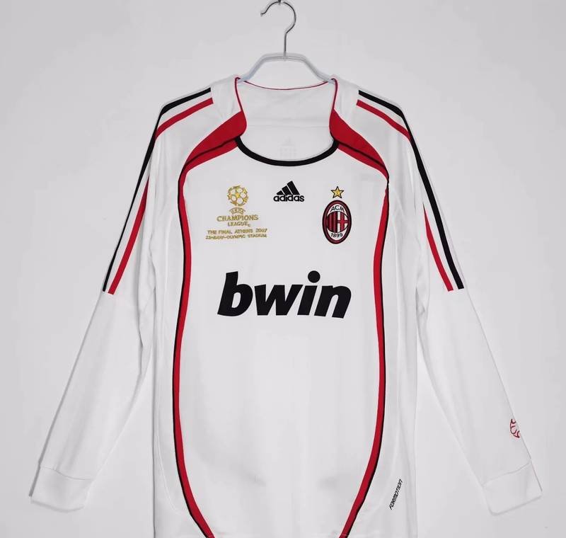 2006-07 AC Milan Away Long Sleeve Retro