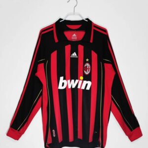 2006-07 AC Milan Home Long Sleeve Retro 