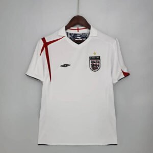 2006 England Home White Retro