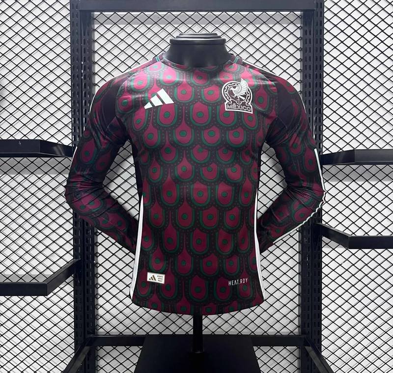 2024 Mexico Home Long Sleeve Player Version