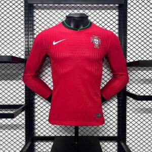2024 Portugal Home Long Sleee Player Version