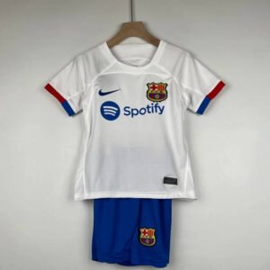 23-24 Barcelona Away Kids Kit