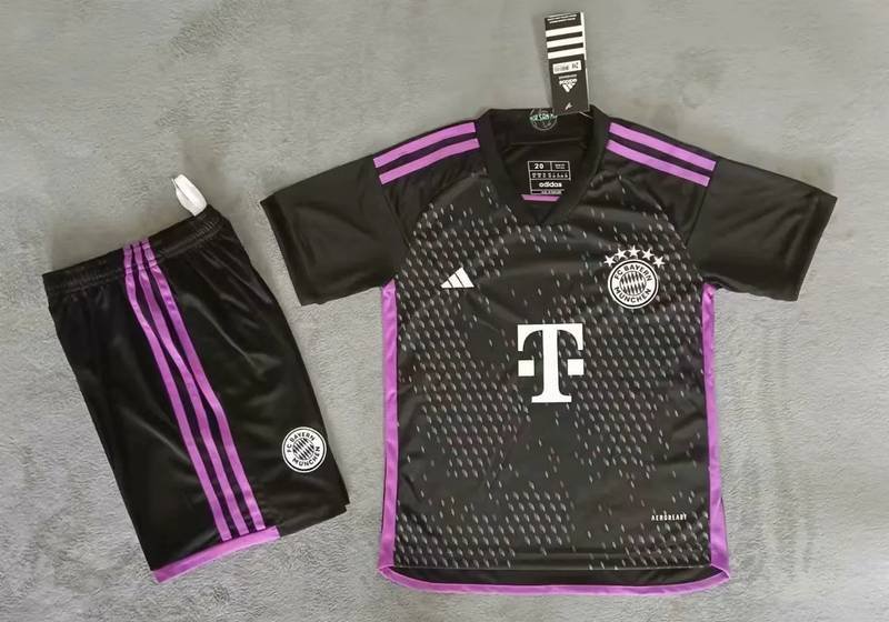 23-24 Bayern Munich Away Kids Kit