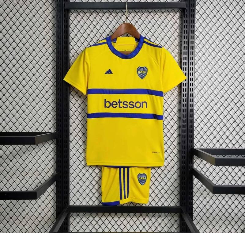 23-24 Boca Juniors Away Kids Kit