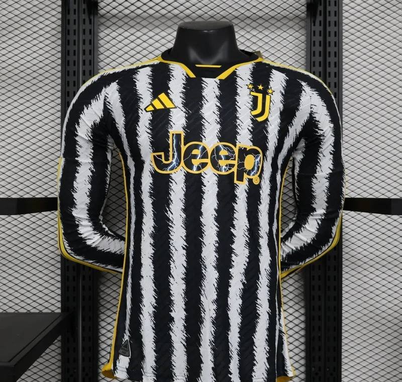 23-24 Juventus Home Long sleeve Player Version