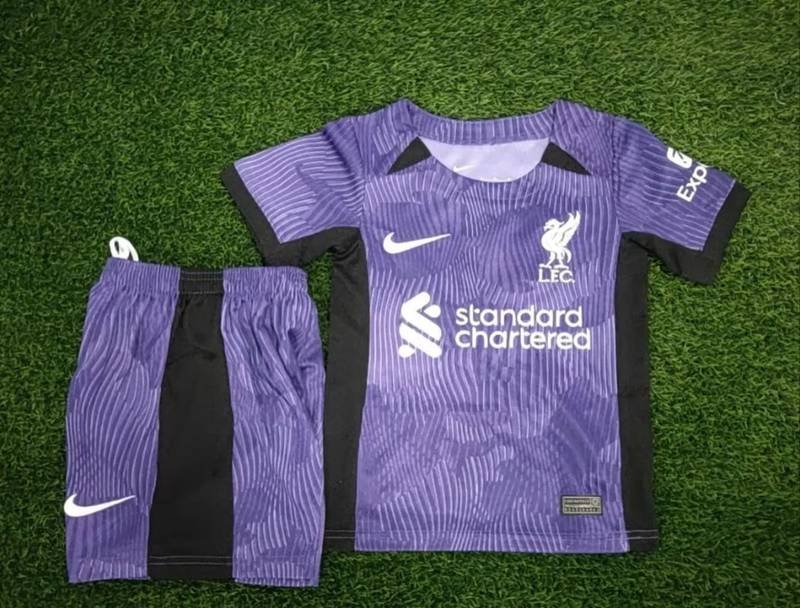 23-24 Liverpool Third Away Kids Kit