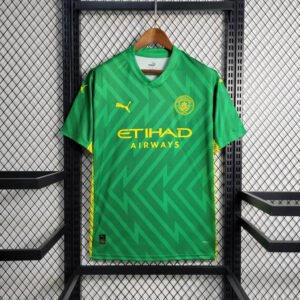 23-24 Manchester City Green Goal Keeper Fan Version 