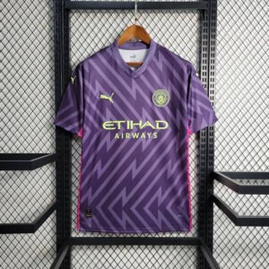 23-24 Manchester City Purple Goal Keeper Fan Version 
