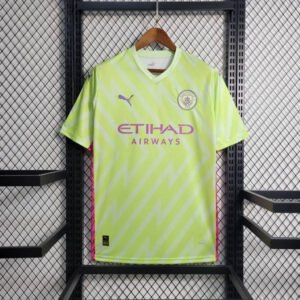 23-24 Manchester City Yellow Goal Keeper Fan Version 