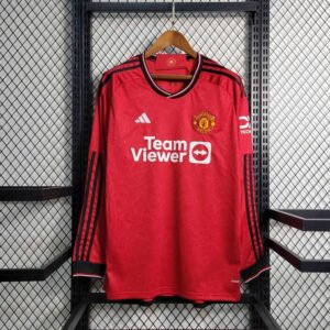 23-24 Manchester United Home Long Sleeve 